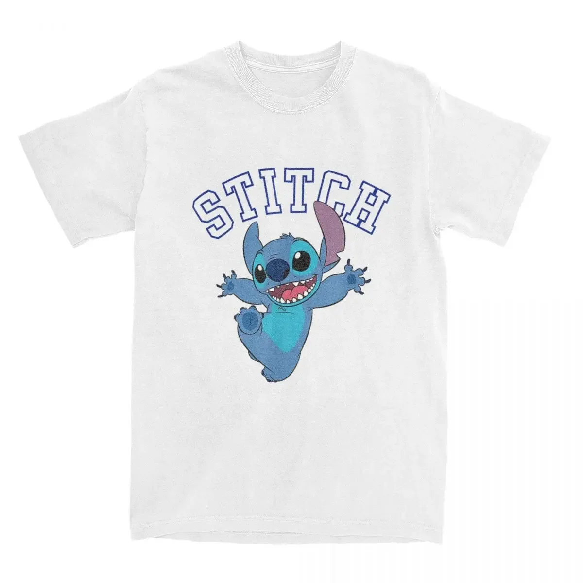 

Футболка для мужчин и женщин Happy Stiteech мультфильм Merch повседневная одежда из чистого хлопка для всех сезонов