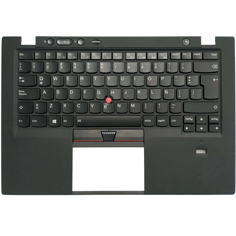 

New Backlit Spanish Keyboard For Lenovo ThinkPad X1 Carbon 1ST 2013 With Palmrest Upper Cover Case