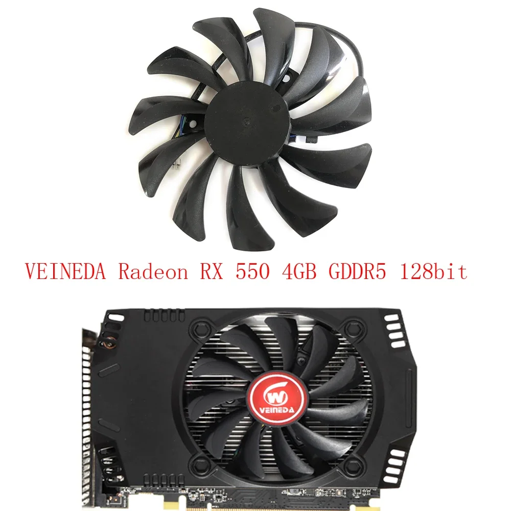 

HA9010H12F-Z,GA91S2M,GPU VGA Cooler Fan,For VEINEDA Radeon RX550 RX 550 4GB GDDR5 128 bit,Video Graphics Card Cooling