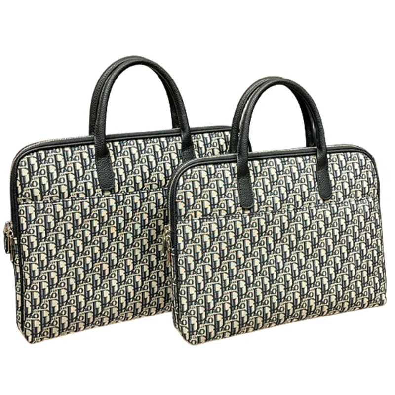 

2024 Spring New Unisex Men Women Are Available Laptop Bag Women's New 15.6 Inch Briefcase Simple Handbag Shoulder Bag