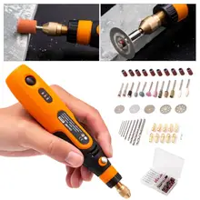 

46Pcs Electric Cordless Mini Drill Grinder With Rotary Tools Kit For Dremel Accessories 3.6V Grinding Machine DIY Tools