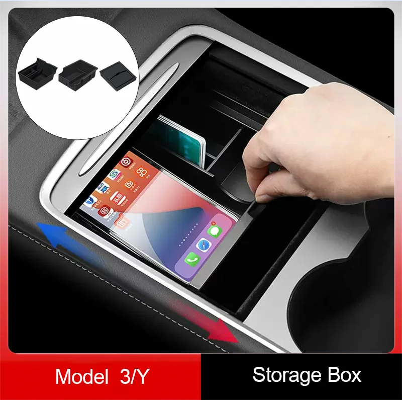 

3 шт., органайзер для центральной консоли Tesla Model 3/Y