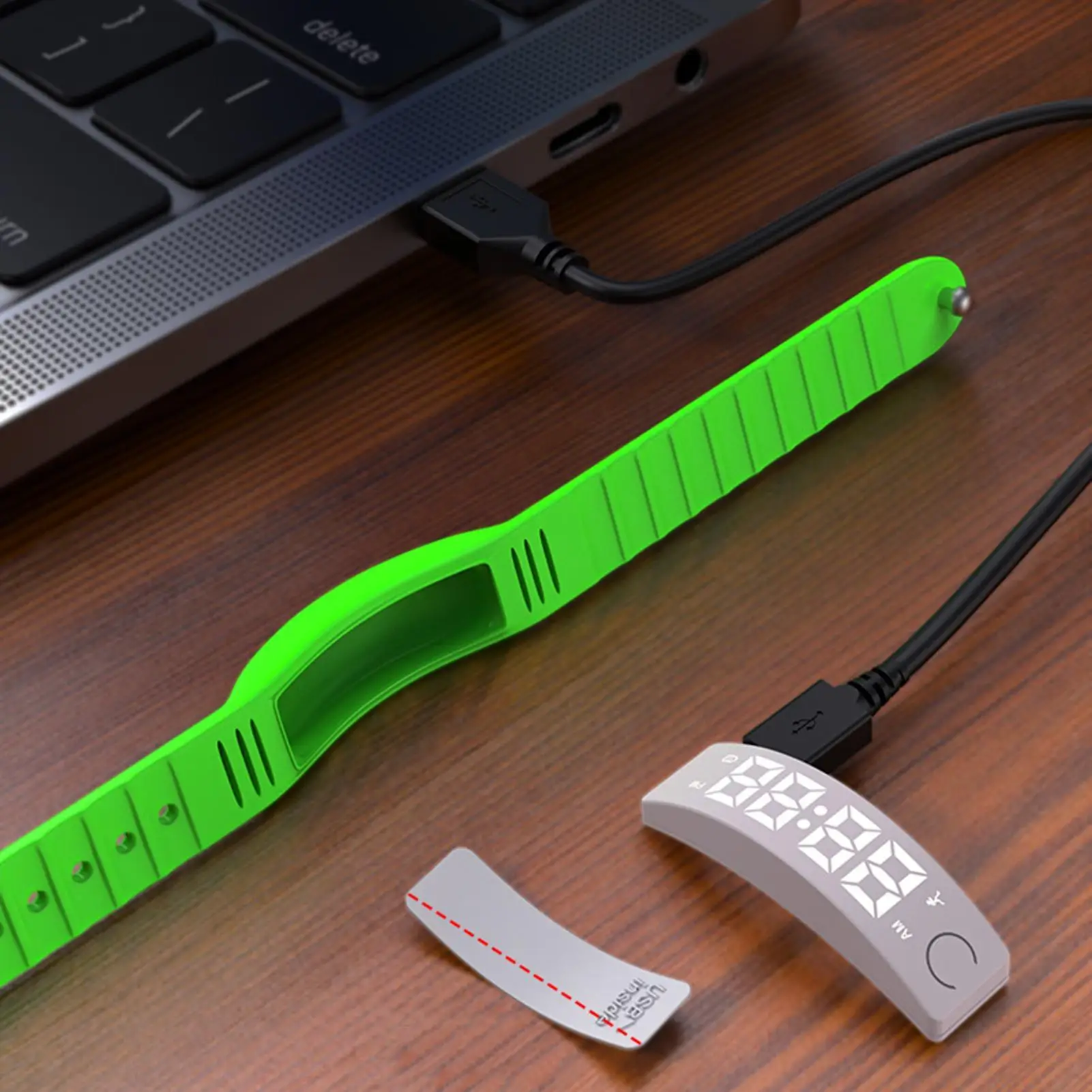 Silent Alarm Wristband Silent Bracelet With Timer Heavy Sleepers Clock Watch 8 Alarms For Adults Kids Couples Daily Sleep Travel