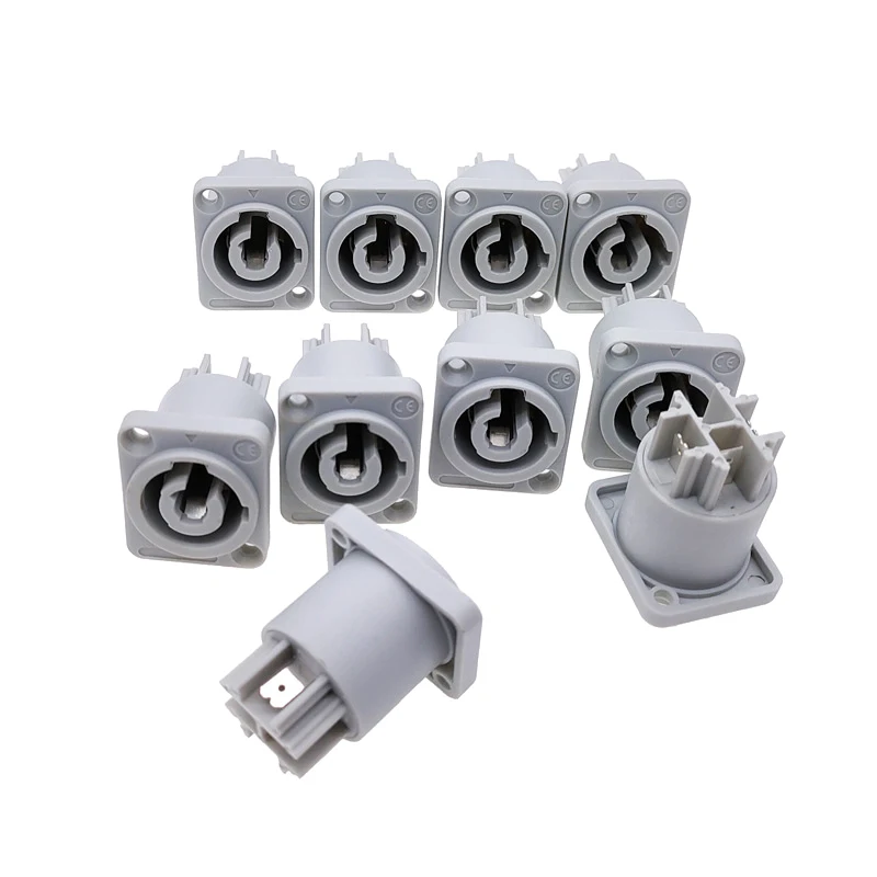 10 Set Connettori Di Alimentazione Professionali Powercon - 3 Pin, 250V 20A, Maschio E Femmina, Per Luci E Audio