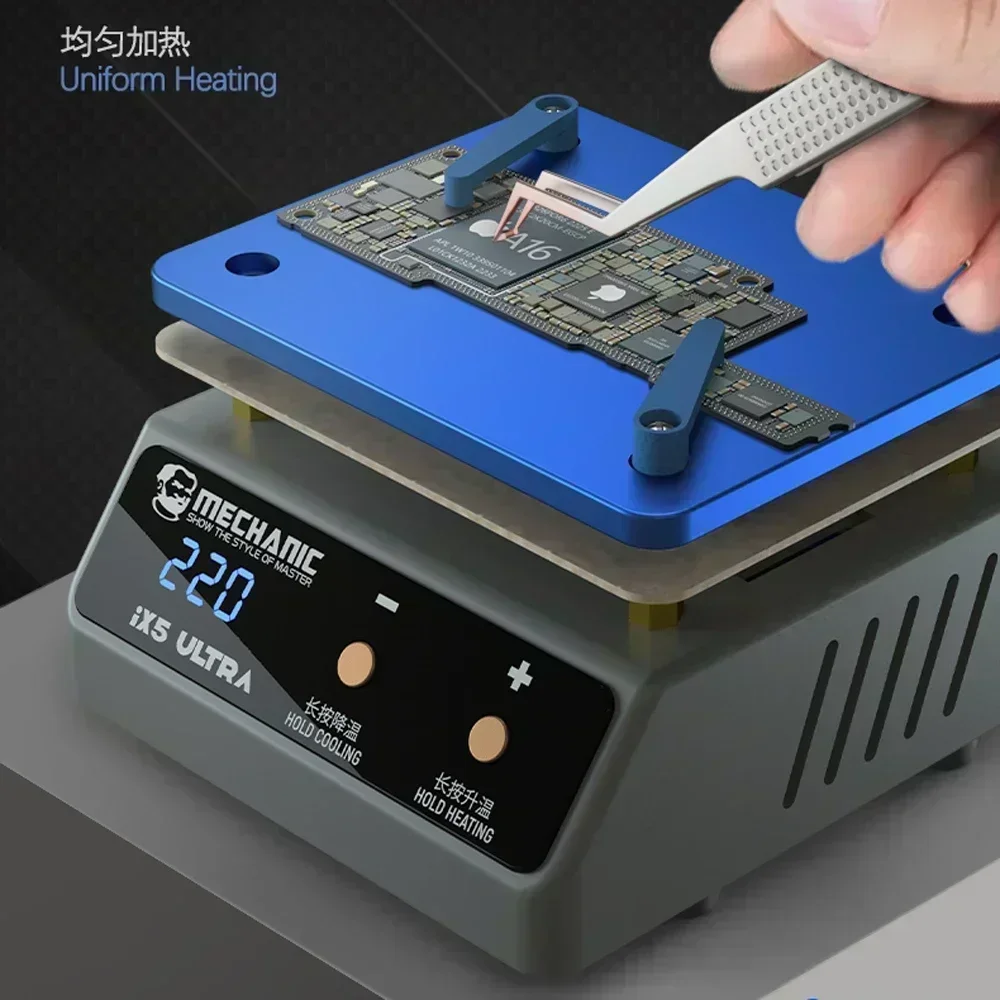 Preheating Station MECHANIC IX5 MINI 10 In 1 IX5 ULTRA Layered Preheater Platform Anti-Spray Tin for X XS MAX 11 12 PRO MAX preheating station