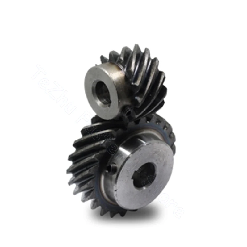 Helical Gear 13T-40T 1M 45 Degree Left / Right Hand 1 Module 13 15 18 20 25 30 40 Teeth 45# Steel Staggered Gear Bore 6-16mm 1pc transmission gear