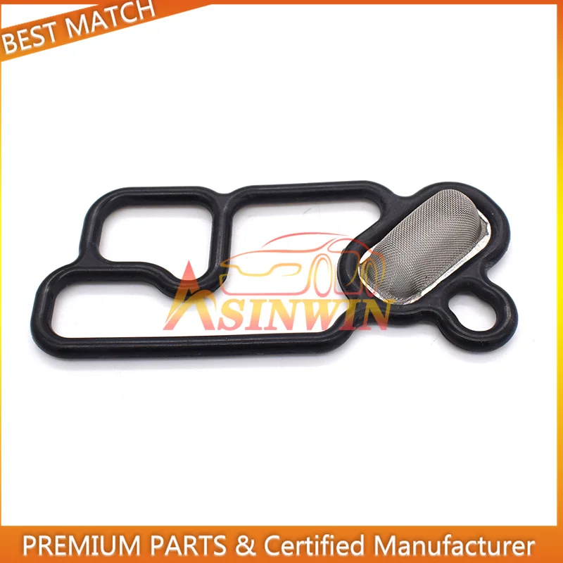 Replacement Gasket Set Rubber Seal Gaskets Washer Gasket Kit Engine Gasket Kit 1PC 15815-5G0-A01 VVT Variable Timing Spool Solenoid Valve Gasket Filter For Honda