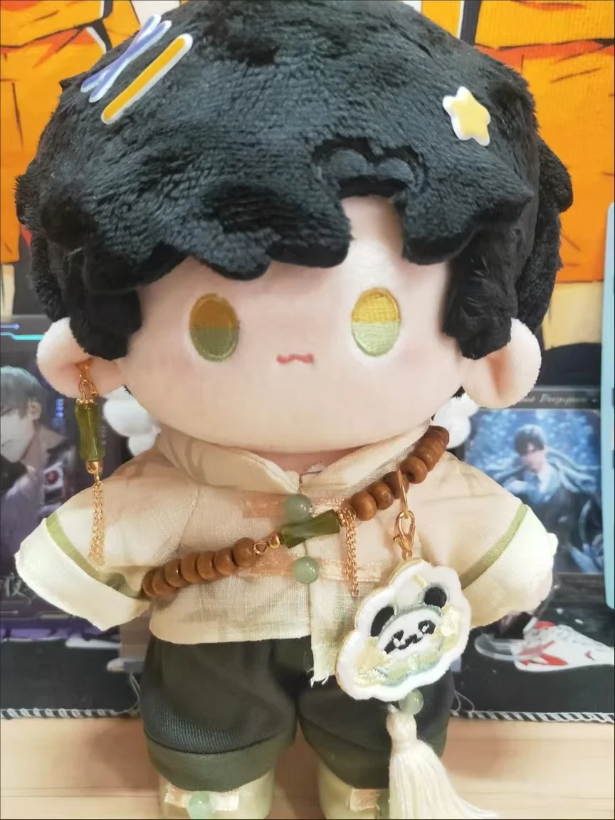Chinese style panda costume Cotton Doll Clothes Set 20CM Doll Clothing Accessories Love and Deepspace Idol Plush Outfit