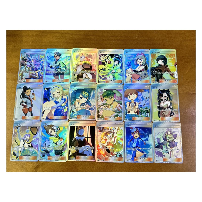 

Anime Characters Lillie Mallow Maid Diy PTCG Colors Flash Card Christmas Birthday Gift Children's Toys Collection Card