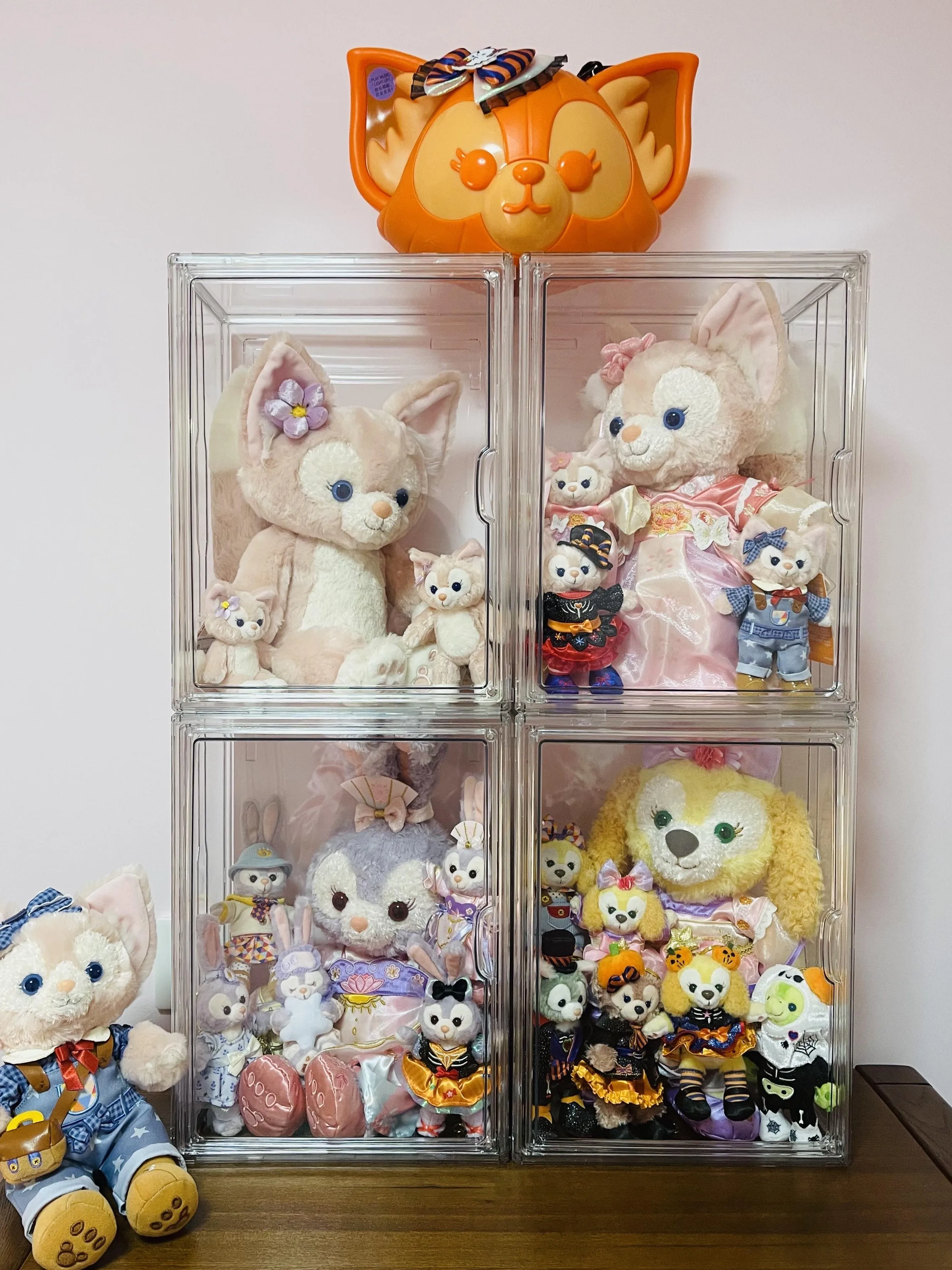 Plush Toy Storage Toy Storage Bin, Transparent Plush Animal