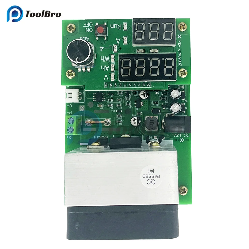 Description Picture 3 of itemNEW 60W 9.99A 30V DC Electronic Load Lithium Battery Testers Capacity Monitor Discharge Charge Power Supply Meter 9.99A Board