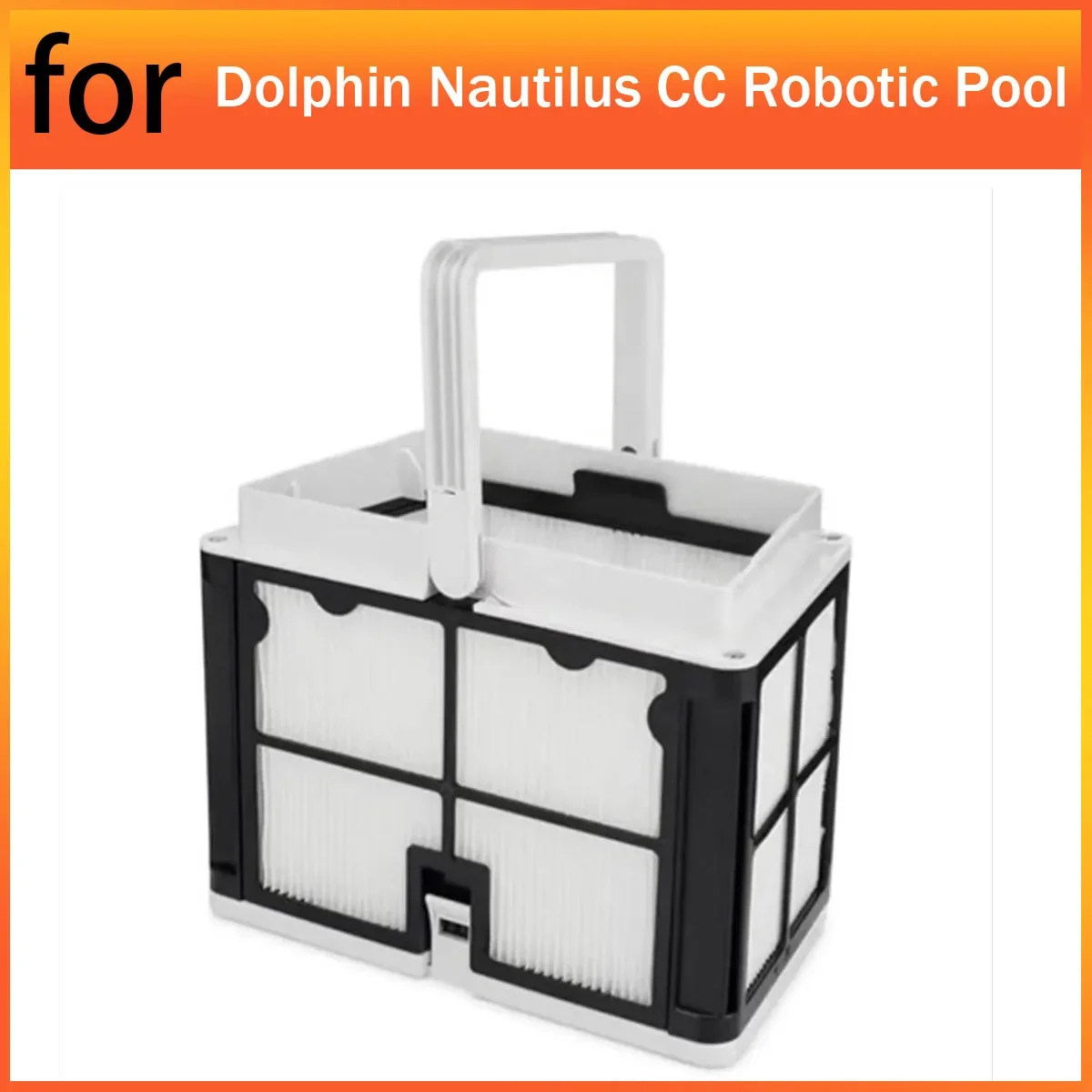 Panier Filtration Remplacement Panier Filtre Fin Robot Piscine Dolphin - Compatible CC S50 S100 - Filtration Cheveux Poussière - Nettoyage Facile Filtre Robot Piscine Dolphin