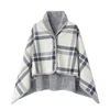 1pc Wearable Blankets Shawl Blanket Flannel Lazy Casual Office Blanket