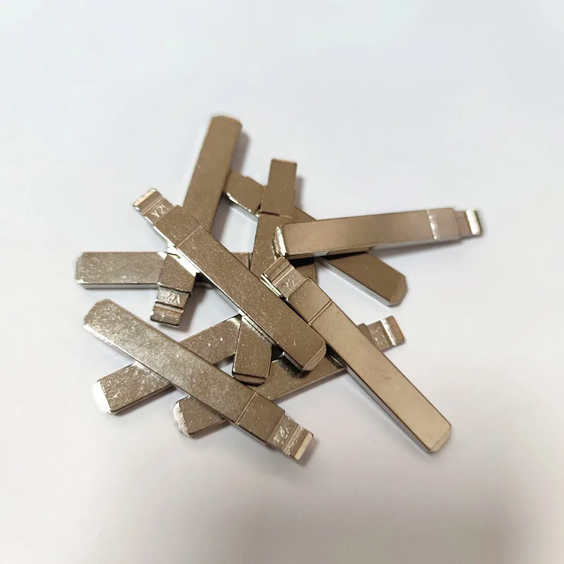 금속 언컷 블랭크 플립 원격 키 블레이드, 푸조 시트로엥 르노 keydiy KD xhorse VVDI JMD용, Y-29 VA2 VA2T, 50.06mm, 10 개