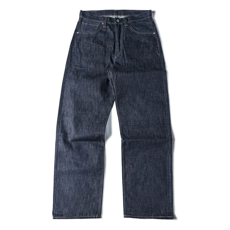 Bronson WWII Model Men's Jeans Shrink-To-Fit 44801XX Raw Selvage Denim Pants Rigid 4