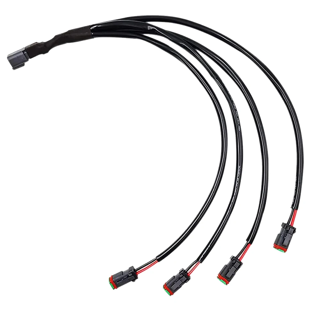 2Pcs Y 모양 Deutsch DT DTP 어댑터 배선 하네스 분배기 2/3/4 출력 IP68 방수 ATV UTV 보트 트럭 액세서리