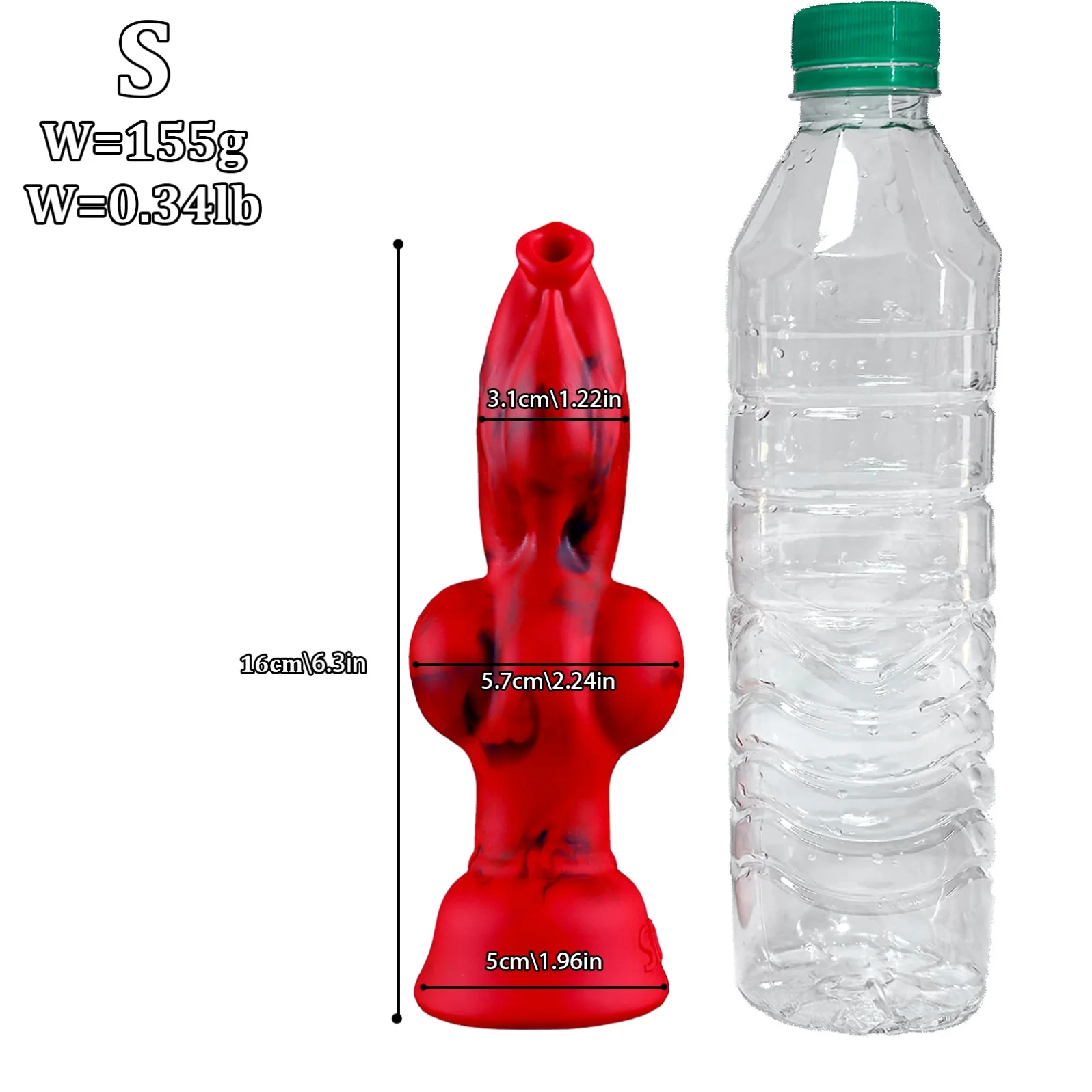 Plug anale realistico in silicone morbido per uomo e donna_voghion.com
