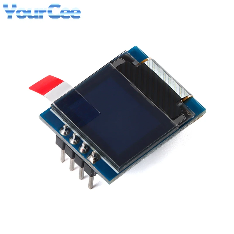 OLED Display Module LCD Display Module Display Module 0.66" 0.66 inch OLED LCD Dispaly Screen Module 3.3V White Blue SSD1306 Driver I2C IIC 64X48 LED 64*48