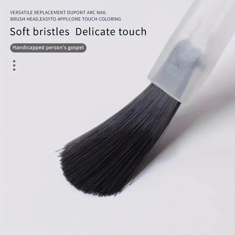 66/25pcs Disposable Nail Polish Brush With Handle Nail Polish Bottle Replacement Brush Nail Art Brush Liquid Applicators Brushes 3