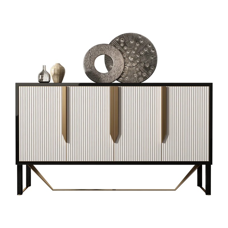 

Entrance cabinet American hall decoration cabinet modern sideboard light luxury household lockers