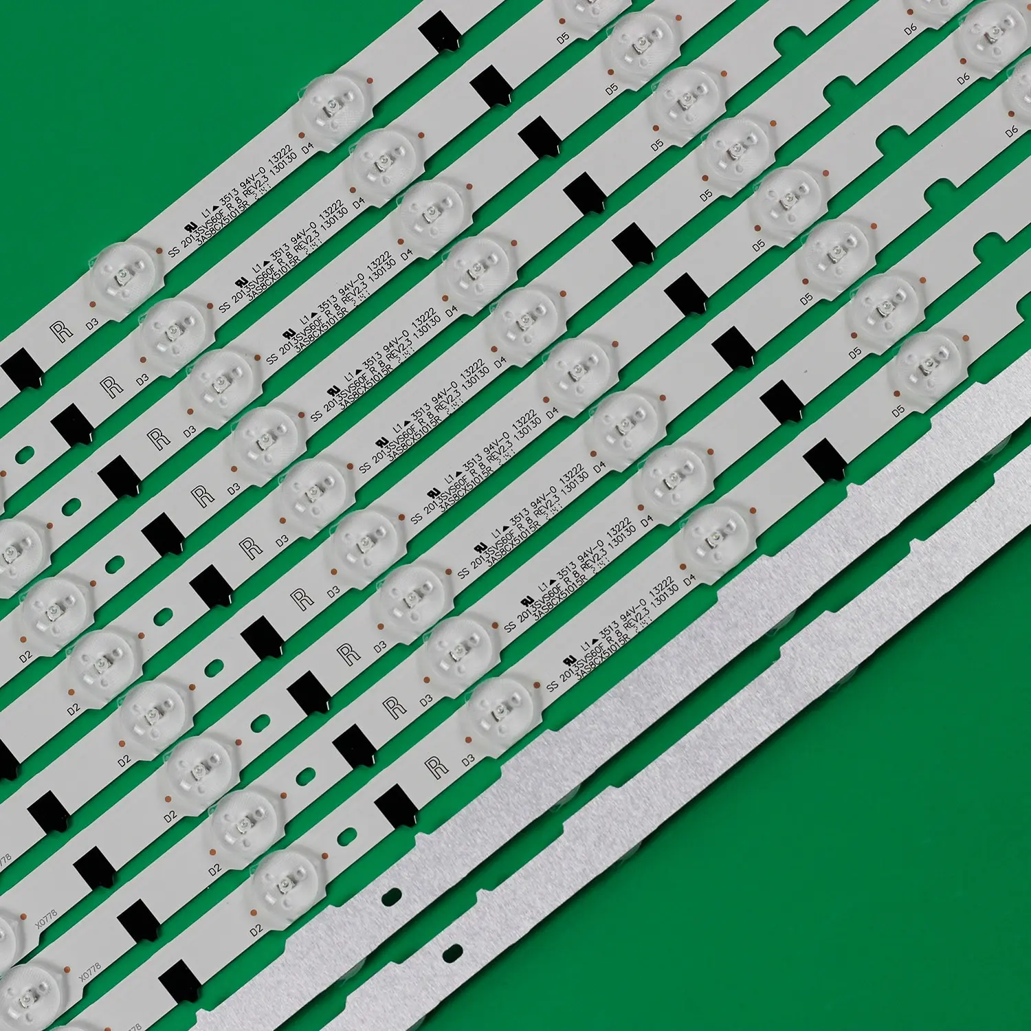 22pcs LED Ʈ D2GE-600SCB-R3  UA60F6300 UE60F6375 UE60F6370 UE60F6170 UA60F6400 BN96-26241A