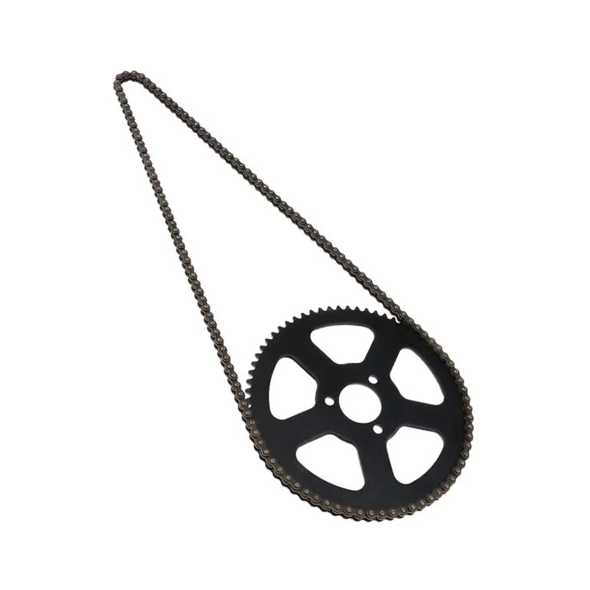 

25H 136 Chain + 68T Sprocket 2 Stroke 47CC 49CC for Mini Small Sports Car Pocket Bike Off-Road Motorcycle