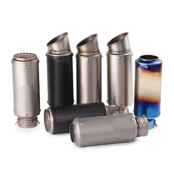 51/60mm Carbon GP Motorcycle Muffler 1