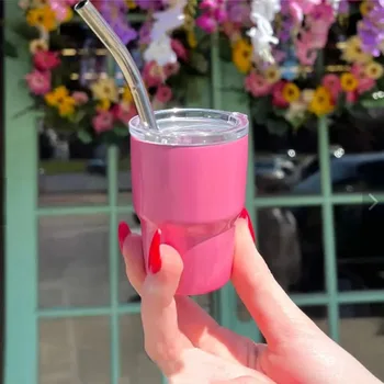 Mini tasse à demitasse isolée à Double paroi, verre à Base lourde, petit gobelet à expresso en acier inoxydable de 2oz, 1 pièce 1