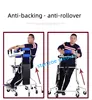 Upright Rollator Walker Stand Up Walker with 8 Wheels Anti-tilt Wheels hemiplegia walker stand frame with seat 3