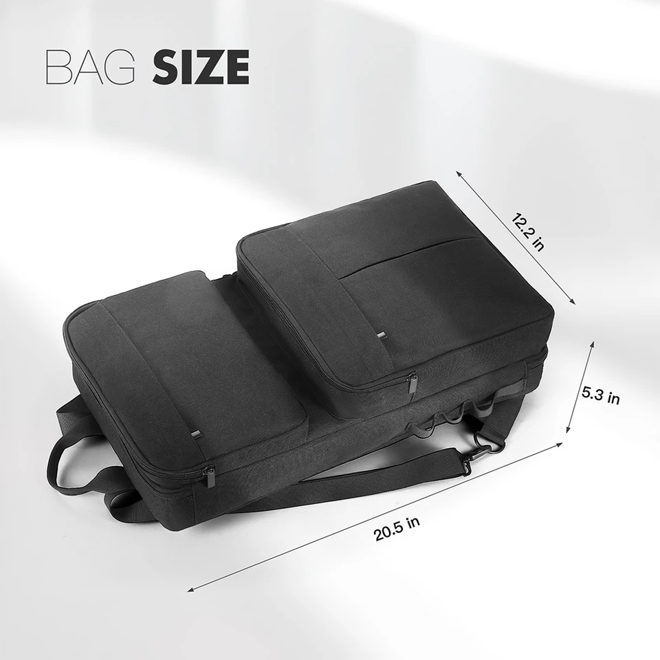 Hzycwgone Draagbare hoes Schoudertas Rugzak Voor Pioneer DJ DDJ-FLX4/DDJ-400 DJ/DDJSB3,Voor Roland DJ-202,Voor Hercules Inpulse 300,Voor Native Instruments TRAKTOR Kontrol S2 DJ Controller en meer
