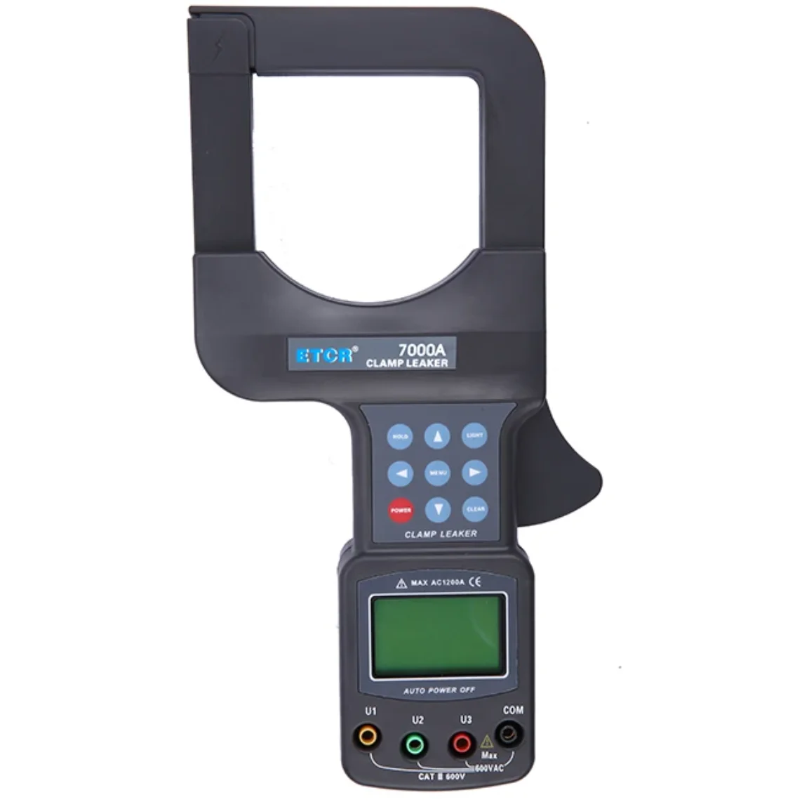 High performance AC DC Leakage Current digital Clamp Meter ETCR7000 Large Calibe
