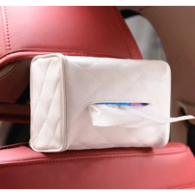 

Sun visor chair back-mounted car interior tissue box creative car supplies paper towel set tray cute