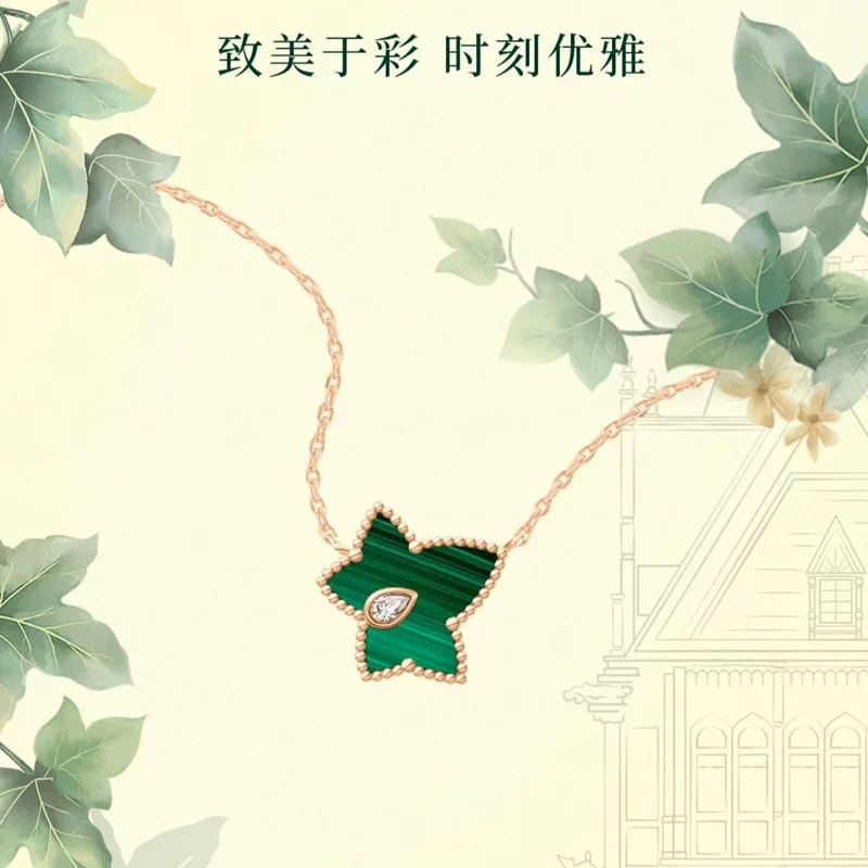 Rose Ivy Necklace Women's Light Luxury Small and Popular Collar Chain Valentine's Day Gift Jewelry