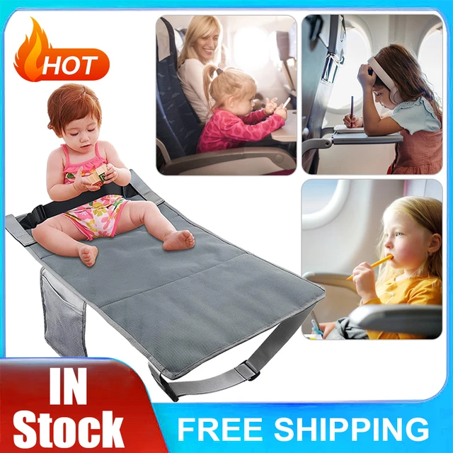 Toddler Airplane Seat Extender for Kids, Airplane Footrest for Kids,  Airplane Foot Hammock, Airplane Essentials For Baby Kids, Flying, Plane  Foot Rest