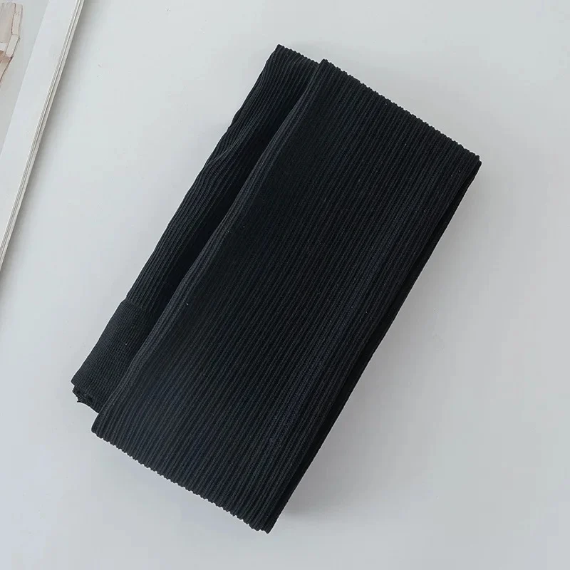 Grey Screw Thread Slimming Tights with Vertical Stripes - No Pressure Milk Coffee Color, Spring/Autumn Elastic Bottoming Pants