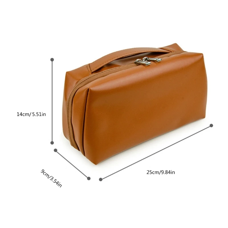 Fashionable PU Travel Cosmetic Bag Large Capacity Storage Makeup Bags