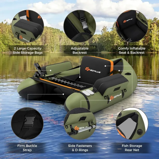 Inflatable Fishing Float Tube 1