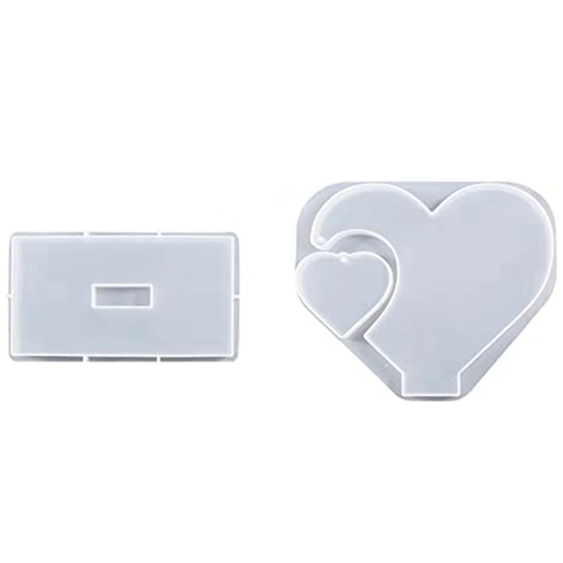 

1Set Heart Picture Frames Silicone Molds Silicone Molds Silica Gel For DIY Home Decoration