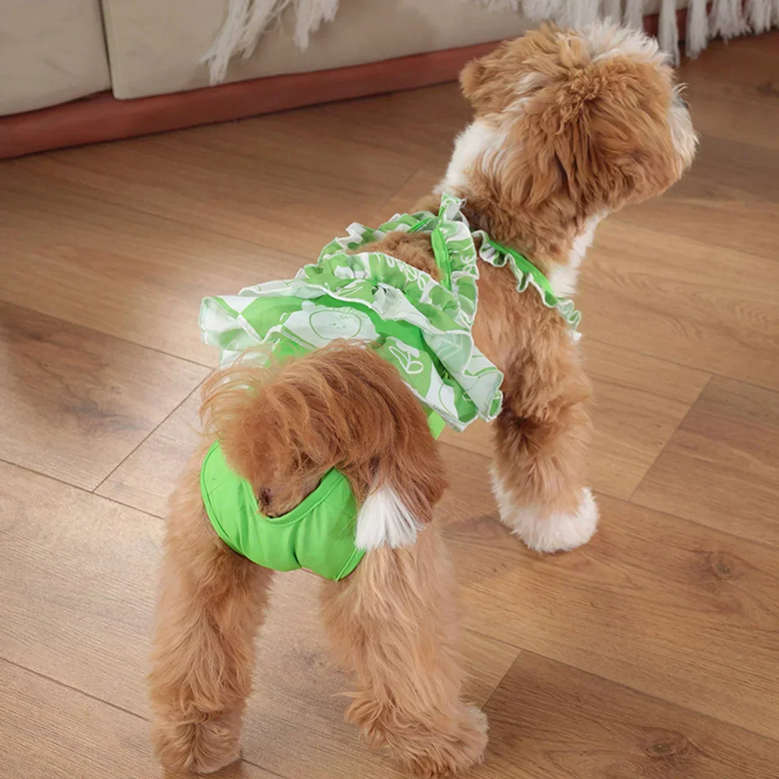 Washable Dog Diapers Reusable Female Dog Diaper Physiological Pants Small Medium Large Dogs Diapers Panties with Suspenders