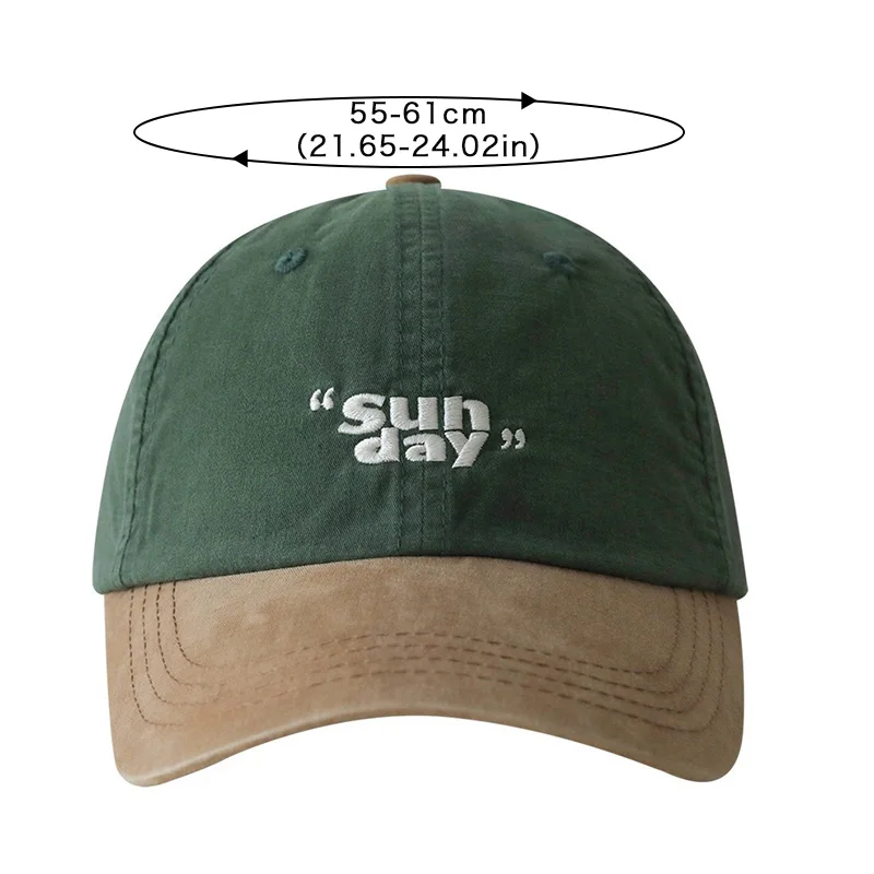 Contrasting Color Baseball Cap For Men Women JK Letters Embroidery Sun Visors Hat Casual Soft Top Couple Peaked Caps baseball cap sun hat