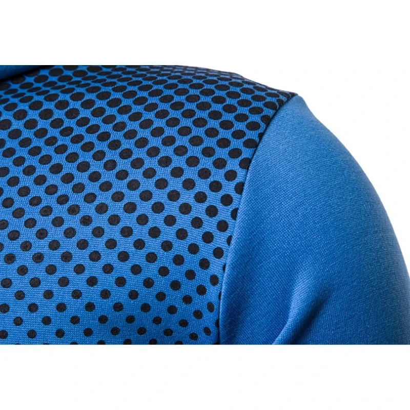 Mens Hoodie Zip Up Hoodie Sweatshirt Graphic Zipper Pocket Polka Pot Print Sports Outdoor Casual Daily Hoodies Slim Sweatshirts