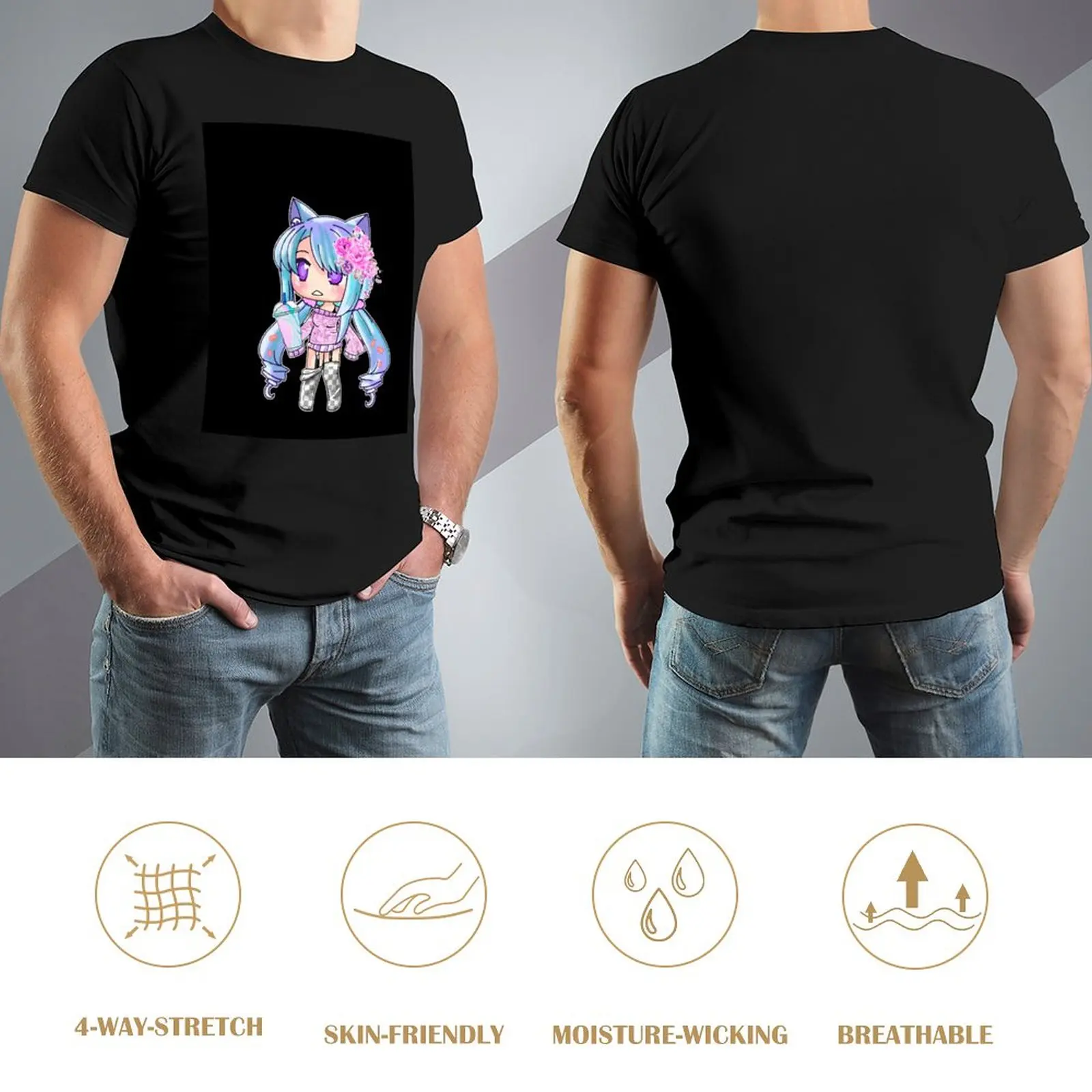 Anime Roupas Gacha Vida Tshirt Verão Casual Crianças Camisetas Das Mulheres  De Manga Curta 3d Topos Gacha Vida Manga T Oversized - Camisetas -  AliExpress