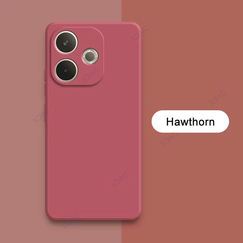 Premium Square Liquid Silicone Phone Case - Soft Protective Anti-Drop Shockproof Cover