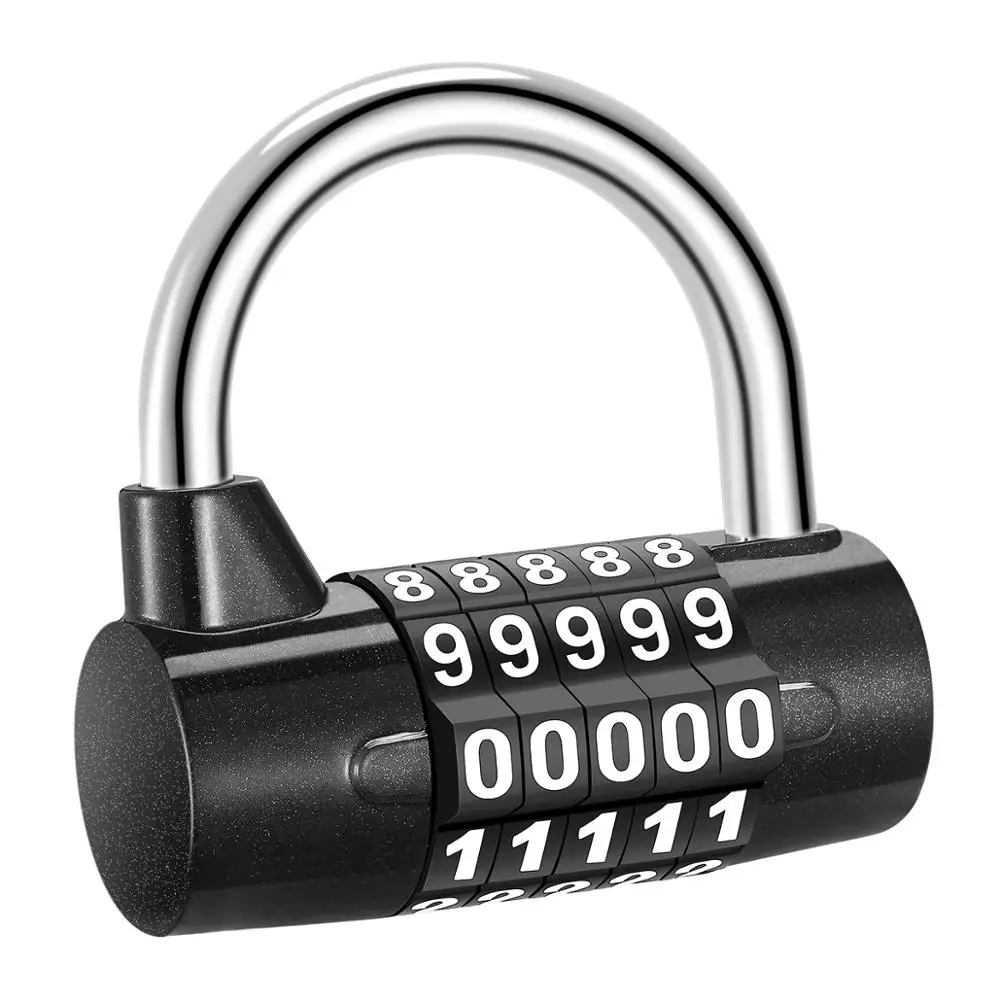 Combination Cable Lock 4 DIGIT Security Code PVC Coated Metal Bike Cycle Padlock for sale online 