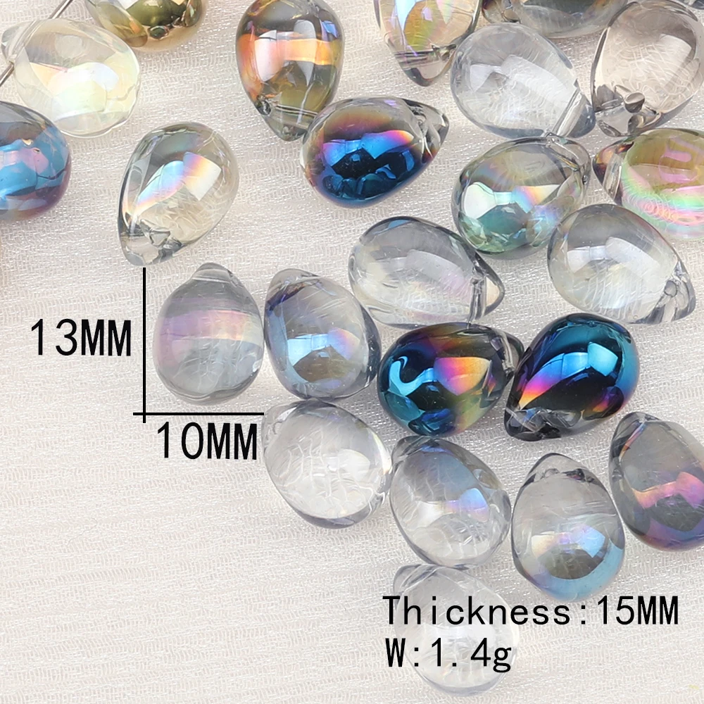 Cordial Design 10*13MM 350Pcs Crystal Material/AB Plating/Hand Made/Waterdrop Shape/DIY Making/Jewelry Findings & Components - cordial