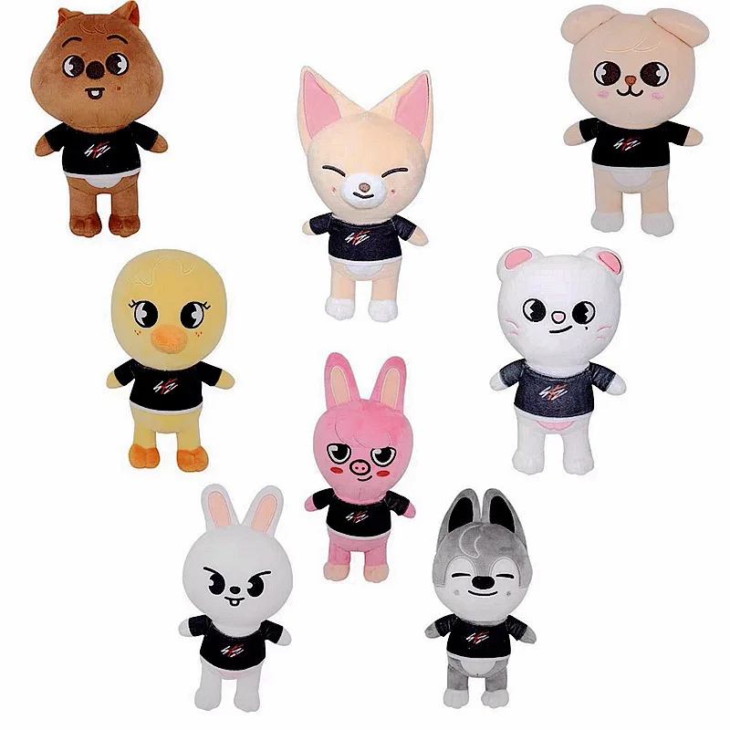 

Hot Skzoo Plush Toys Stray Kids Cartoon Stuffed Animal Plushies Doll Kawaii Character Plush Doll Companion for Kids Adults Fans