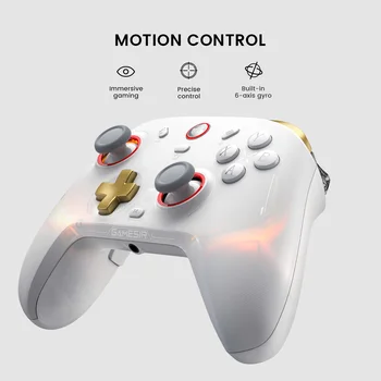 GameSir Cyclone 2 Wireless Controller for Nintendo Switch 2 / iPhone / Android, Bluetooth Gamepad with Hall Effect Joystick 4