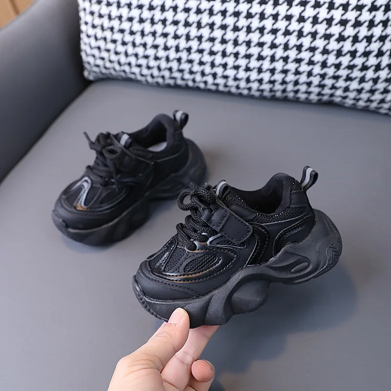 Baby Chunky Shoes Girl Sport Shoes Toddler Boy Fashion Solid Color