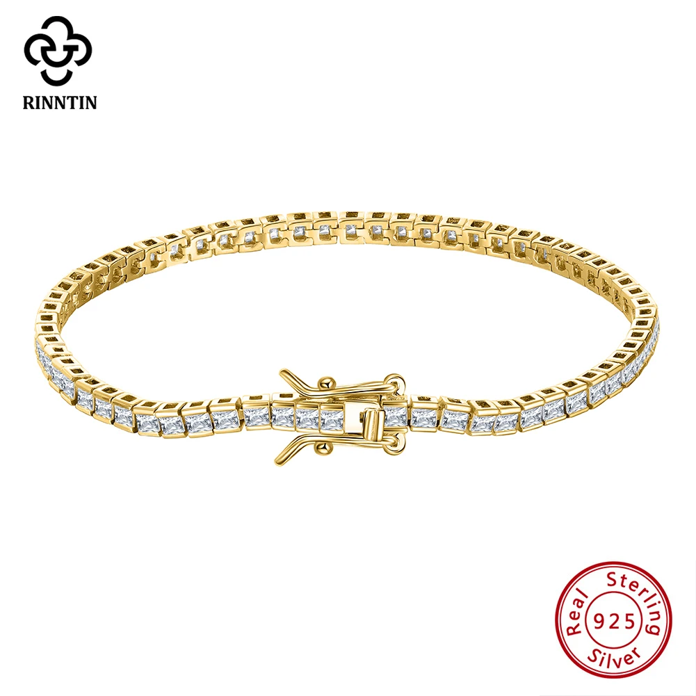 イ・ミンホ PROMIZ One Round String Bracelet Moissanite Rounded Diamond Tennis Bracelets for Men and