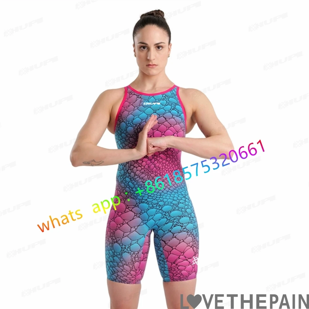 2022TriathlonSuitSlimmingTightOnePieceSwimsuitFemaleSportsSwimwearWomenProfessional